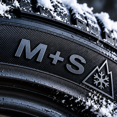 Можно ли ездить зимой на шинах с маркировкой M+S?