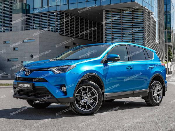 TOYOTA RAV4 НА ЛИТЫХ ДИСКАХ В СТИЛЕ HRE P101 R18 - Фото № 5