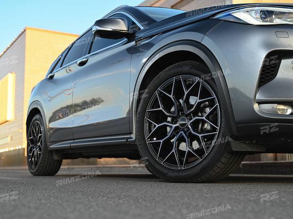 INFINITI QX50 НА ЛИТЫХ ДИСКАХ В СТИЛЕ VOSSEN HF-2 R20 - Фото № 7