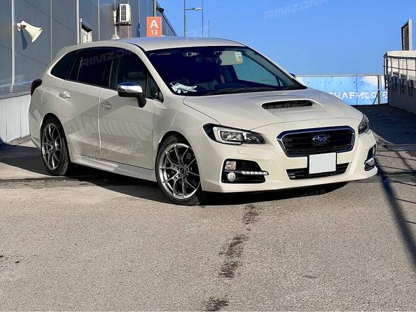 SUBARU LEVORG НА ЛИТЫХ ДИСКАХ В СТИЛЕ RAYS R18 - Фото № 1