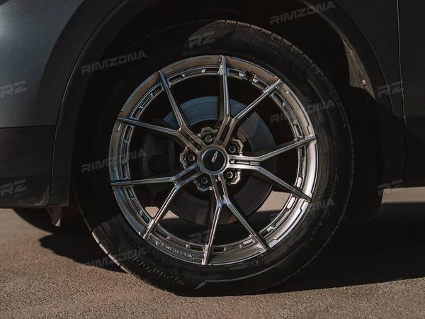 VOLKSWAGEN TIGUAN НА ЛИТЫХ ДИСКАХ В СТИЛЕ VORSTEINER VFX-002 R19 - Фото № 6