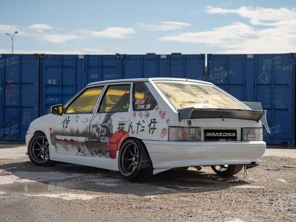 ВАЗ 2114 НА ЛИТЫХ ДИСКАХ В СТИЛЕ WATANABE RS R15 - Фото № 2