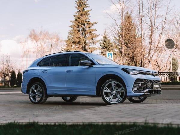 VOLKSWAGEN TIGUAN L PRO НА КОВАНЫХ ДИСКАХ В СТИЛЕ AUDI RS6 R21 - Фото № 7