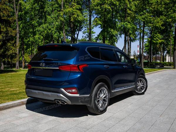 HYUNDAI SANTA FE НА ЛИТЫХ ДИСКАХ В СТИЛЕ BBS RZ-D R19 - Фото № 7