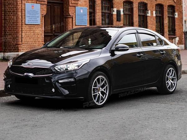 KIA CERATO НА ЛИТЫХ ДИСКАХ В СТИЛЕ BBS FI-R R18 - Фото № 4