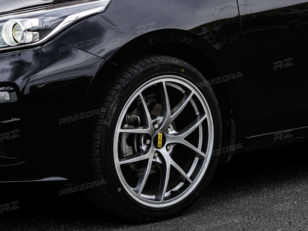KIA CERATO НА ЛИТЫХ ДИСКАХ В СТИЛЕ BBS FI-R R18 - Фото № 5