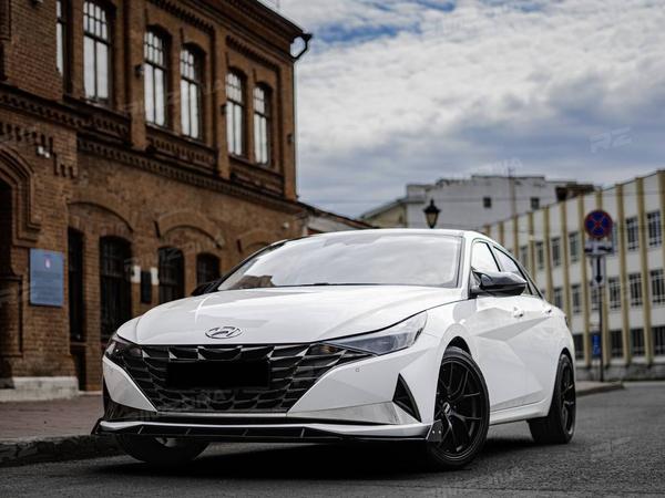 HYUNDAI ELANTRA НА ЛИТЫХ ДИСКАХ В СТИЛЕ BBS FI-R R18 - Фото № 5