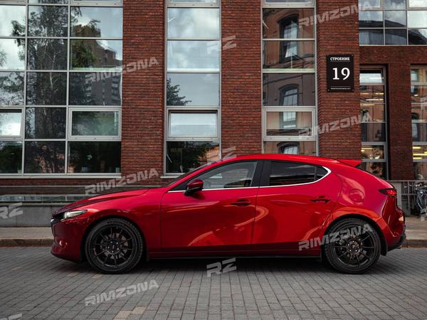 MAZDA 3 НА КОВАНЫХ ДИСКАХ  В СТИЛЕ WEDS SPORT R18 - Фото № 6