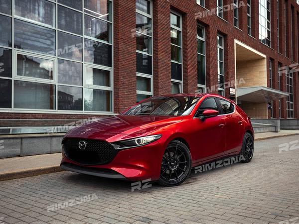 MAZDA 3 НА КОВАНЫХ ДИСКАХ  В СТИЛЕ WEDS SPORT R18 - Фото № 1