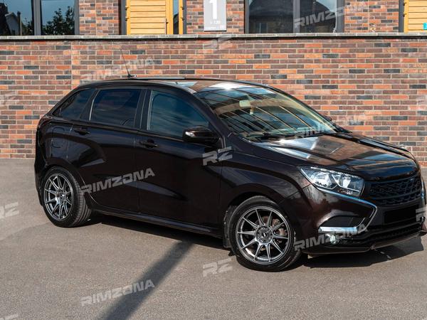 LADA X-RAY НА ЛИТЫХ ДИСКАХ CR-KIWAMI R17 - Фото № 2