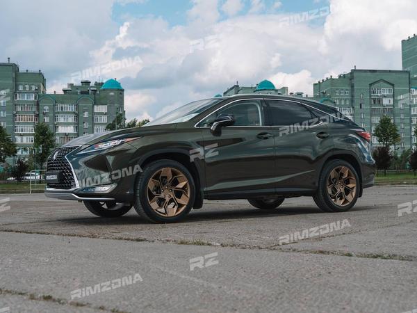 LEXUS RX НА КАСТОМНЫХ КОВАНЫХ ДИСКАХ R21 - Фото № 1