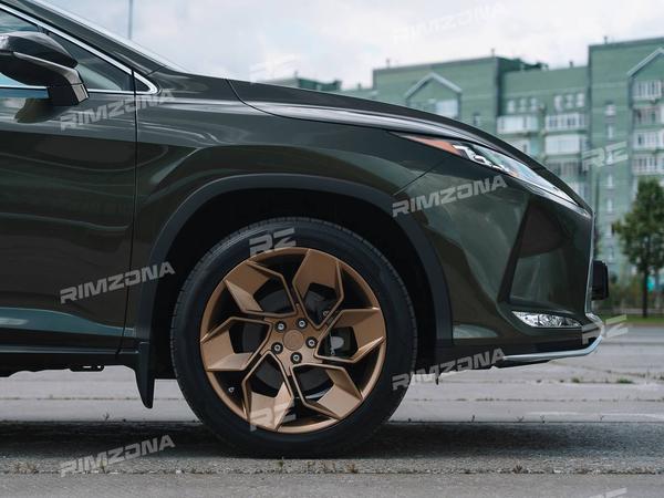 LEXUS RX НА КАСТОМНЫХ КОВАНЫХ ДИСКАХ R21 - Фото № 7