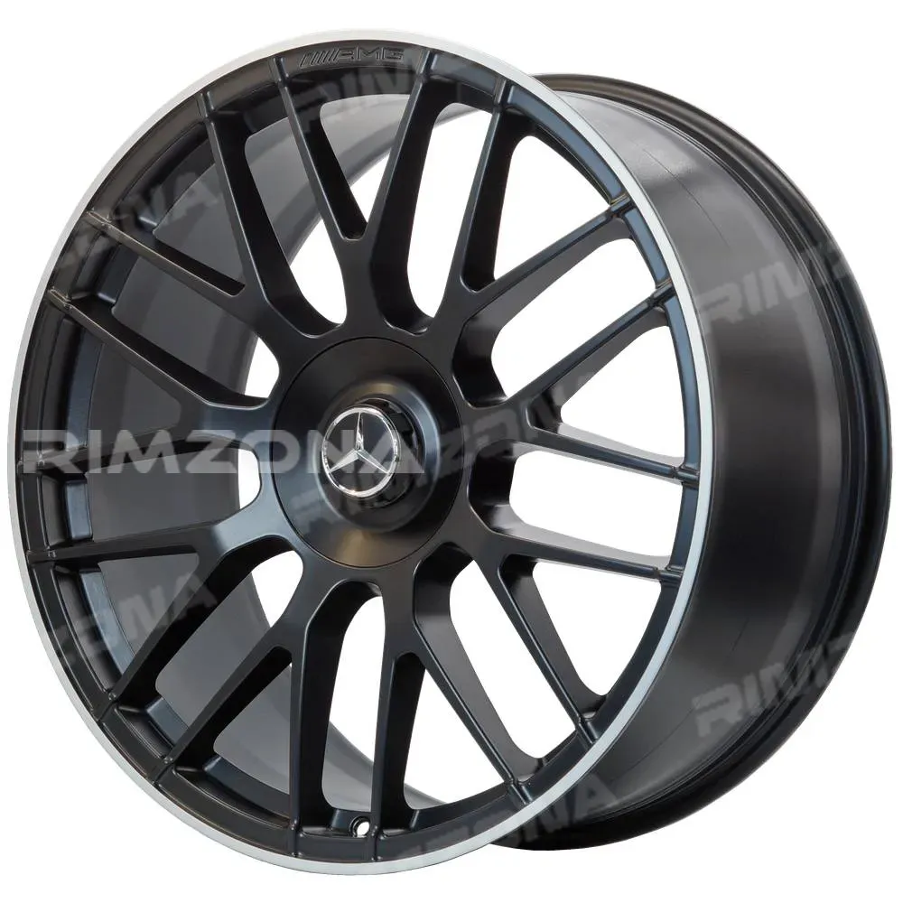 Кованые диски RZ Forged AMG 748 R22 10J 5x130 ET30 dia 84.1 (Черный сатин с  полированным кантом) купить в Казани по выгодной цене