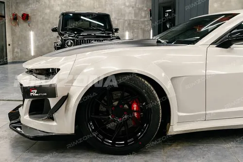 Кованый диск RZ Custom R20 10.5/11.5J 5x120 ET-13/-15 dia 71.5 - Фото вживую на авто №3