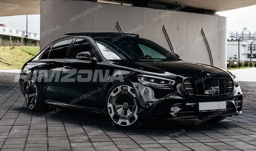 Диск кованый (21 5x112 9J ET35 66.6 MB AMG Plate W222/223 ) - Фото вживую на авто №2