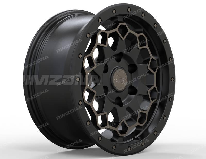 КОВАНЫЙ ДИСК RZ FORGED В СТИЛЕ BLACK RHINO R17 8J 6X139.7 ET20 DIA 101.1 (MBDB) - Миниатюра № 3