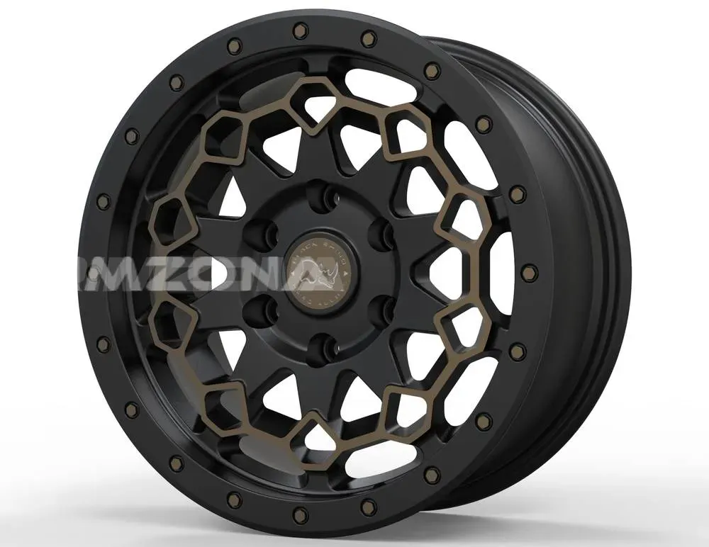 КОВАНЫЙ ДИСК RZ FORGED В СТИЛЕ BLACK RHINO R17 8J 6X139.7 ET20 DIA 101.1 (MBDB) - Миниатюра