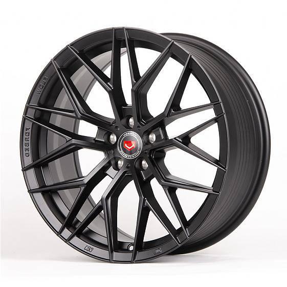 Литые диски В СТИЛЕ VOSSEN EVO-5 R18 8J 5x114.3 ET35 dia 73.1 (ЧЁРНЫЙ МАТОВЫЙ) купить в Казани по выгодной цене