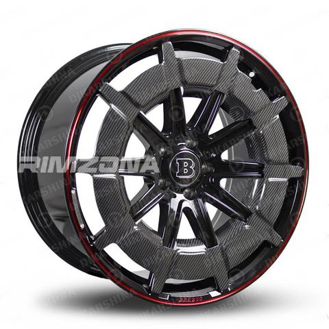 Кованый диск В стиле Mercedes Monoblock Z Carbon Rocket R20 9.5/11J 5x112 ET25/20 dia 66.6