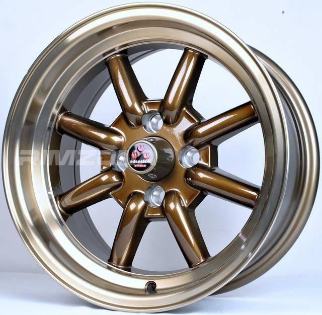Литые диски WATANABE BN-1777 R14 7J 4x98 ET0 dia 58.5 (DARK BRONZE ...