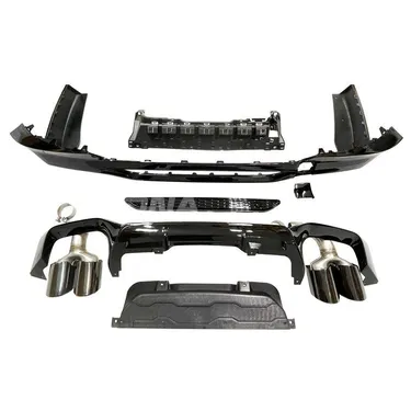 BMW X4 G02 диффузор с насадками (ДОРЕСТ)