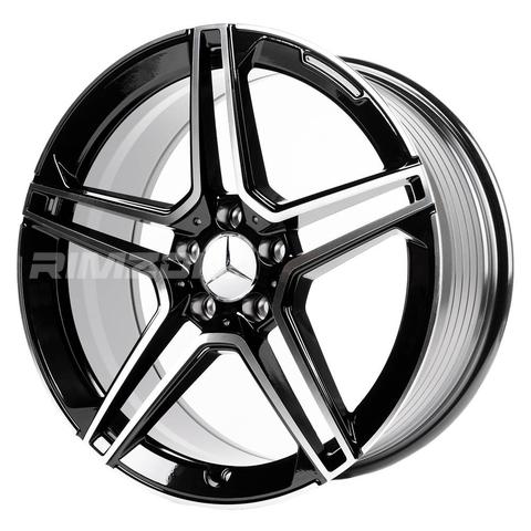 Литой диск В стиле Mercedes AMG 5 DOUBLE SPOKE R19 8.5J 5x112 ET35 dia 66.6
