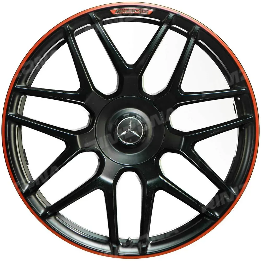 Литые диски В стиле Mercedes AMG 7 Double Spoke R22 10J 5x130 ET36 dia 84.1 (MBLR) купить в Казани по выгодной цене