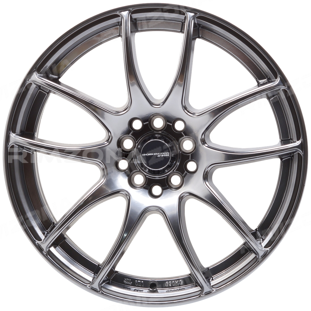 Литые диски A-Rims WORK EMOTION CR KIWAMI R18 8.5J 5x114.3 ET25 dia 73.1  (HYPER BLACK) купить в Казани по выгодной цене