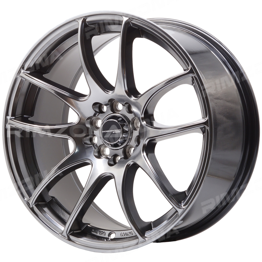 Литые диски A-Rims WORK EMOTION CR KIWAMI R18 9.5J 5x100/5x114.3 ET30 dia  73.1 (HYPER BLACK) купить в Казани по выгодной цене