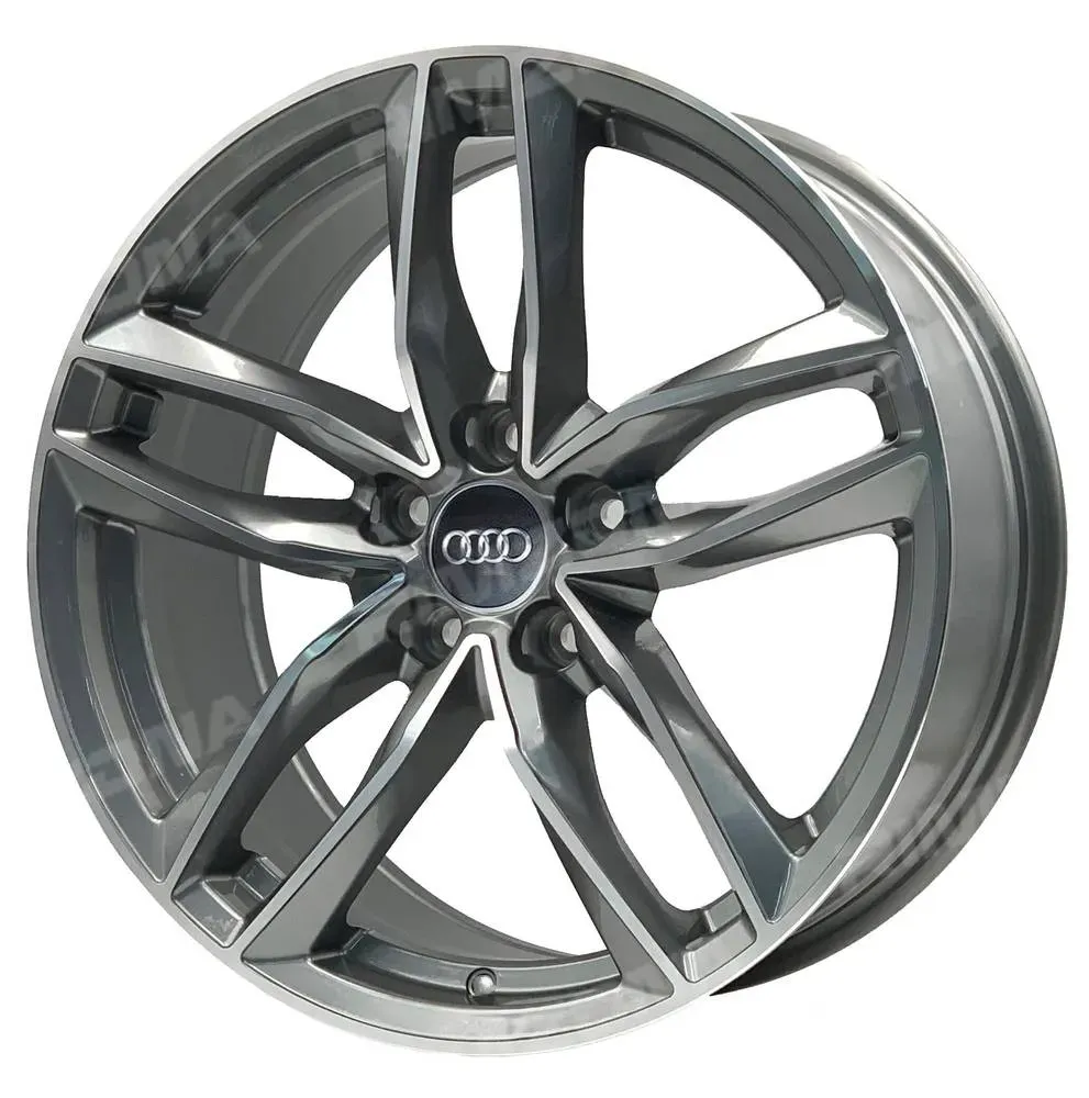 Литые диски В стиле Audi 5 Double Spoke R22 9.5J 5x130 ET45 dia 71.6 (MG)  купить в Казани по выгодной цене