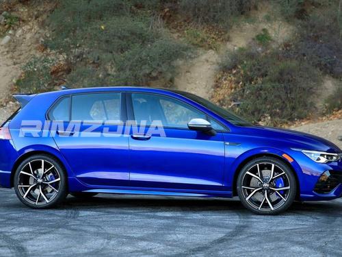 Литой диск В стиле Volkswagen R-line R18 7.5J 5x112 ET40 dia 57.1 - Фото вживую на авто №6