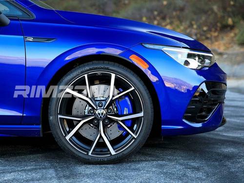 Литой диск В стиле Volkswagen R-line R18 7.5J 5x112 ET40 dia 57.1 - Фото вживую на авто №3