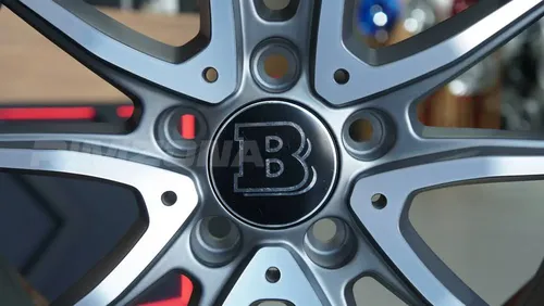 Литой диск В стиле Mercedes AMG Star Double Spoke R20 8.5J 5x112 ET38 dia 66.6 - Фото вживую №4
