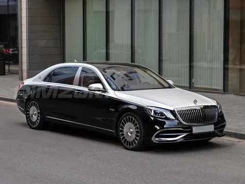 Литой диск В стиле Mercedes MAYBACH 222 R18 8J 5x112 ET38 dia 66.5 - Фото вживую на авто №9