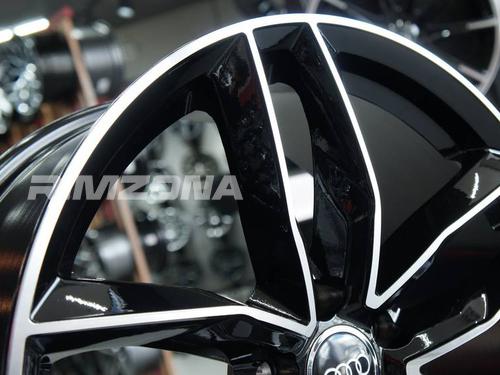 Литой диск В стиле Audi 5 Mat Double Spoke R17 7J 5x112 ET42 dia 66.6 - Фото вживую №6