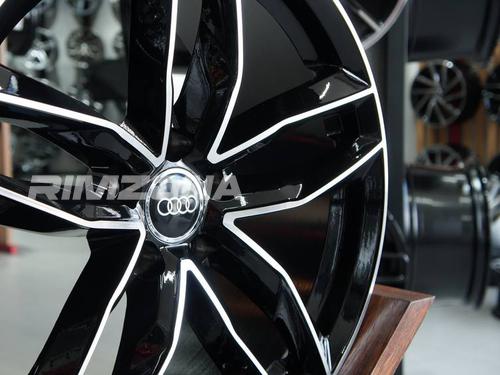 Литой диск В стиле Audi 5 Mat Double Spoke R17 7J 5x112 ET42 dia 66.6 - Фото вживую №5