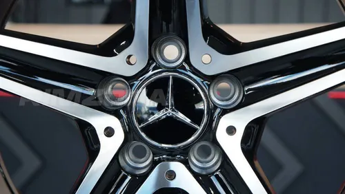 Литой диск В стиле Mercedes AMG 5 SPOKE R17 7.5J 5x112 ET35 dia 66.6 - Фото вживую №3