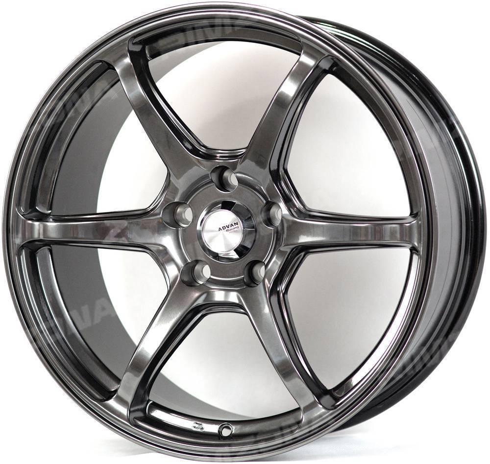 Литые диски ADVAN RG3 R18 9.5J 5x114.3 ET35 dia 73.1 (CHROMIUM BLACK  (АНАЛОГ BVC)) купить в Казани по выгодной цене