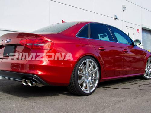 Литой диск В СТИЛЕ VOSSEN CV4 R18 8.5J 5x114.3 ET31 dia 73.1 - Фото вживую на авто №4
