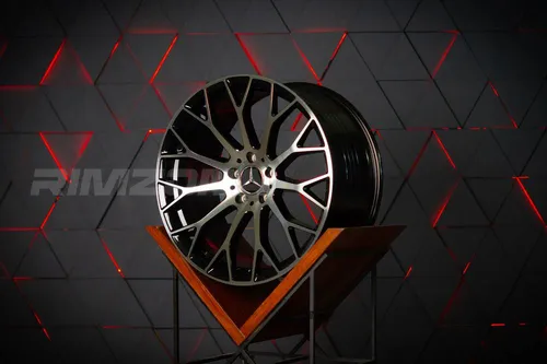 Литой диск В стиле Mercedes AMG 11 Y SPOKE R18 8J 5x112 ET35 dia 66.6 - Фото вживую №3