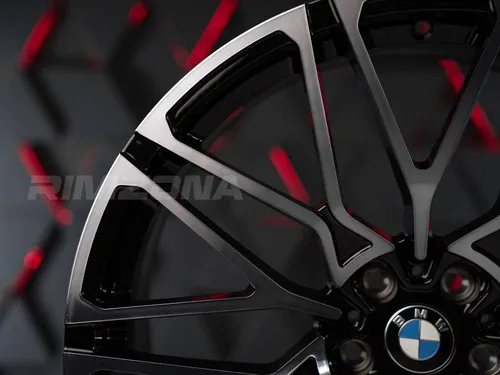 Литой диск В стиле BMW 818 STYLE R22 9.5J 5x112 ET37 dia 66.6 - Фото вживую №7
