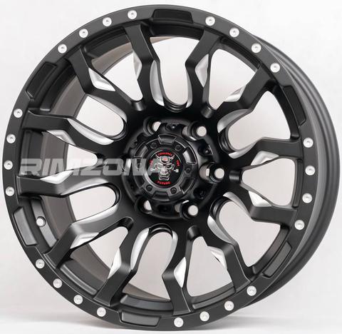 Литой диск BLACK RHINO 124-7 R17 9J 6x139.7 ET0 dia 110.1