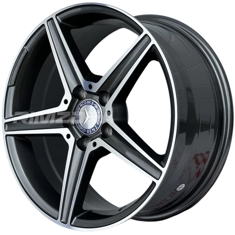 Литой диск В стиле Mercedes AMG 5 Spoke R17 7.5J 5x112 ET35 dia 66.6