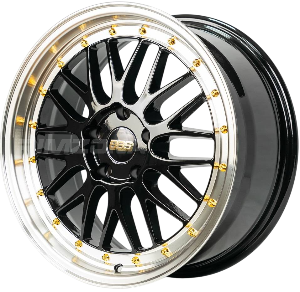 Литые диски BBS LM R17 7.5J 5x114.3 ET35 dia 73.1 (ЧЕРНЫЙ, ПОЛИРОВАННЫЙ ...