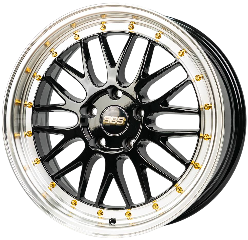 Литые диски BBS LM R17 7.5J 5x114.3 ET35 dia 73.1 (ЧЕРНЫЙ, ПОЛИРОВАННЫЙ ...