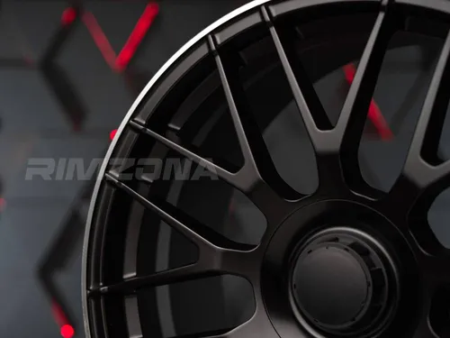 Кованый диск В стиле Mercedes AMG 9 Y SPOKE R21 8.5J 5x112 ET35 dia 66.6 - Фото вживую №4