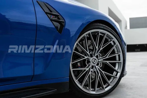 Литой диск HRE FF28 R19 8.5J 5x114.3 ET35 dia 73.1 - Фото вживую на авто №7