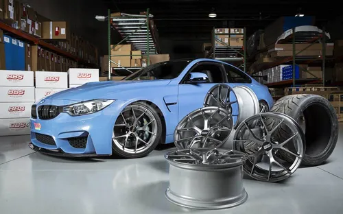 Литой диск BBS FI-R R19 8.5J 5x108 ET38 dia 73.1 - Фото вживую на авто №2