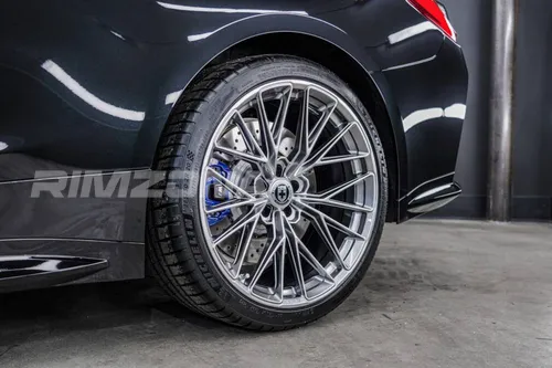 Литой диск HRE FF28 R19 8.5J 5x114.3 ET35 dia 73.1 - Фото вживую на авто №5