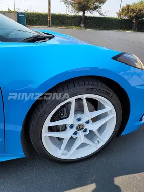 Литой диск HRE FF11 R18 8J 5x114.3 ET35 dia 73.1 - Фото вживую на авто №3